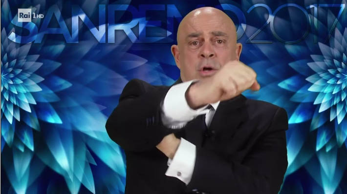 Sanremo 2017: la prima copertina di Maurizio Crozza, tra Renzi, Raggi e Salvini (video)