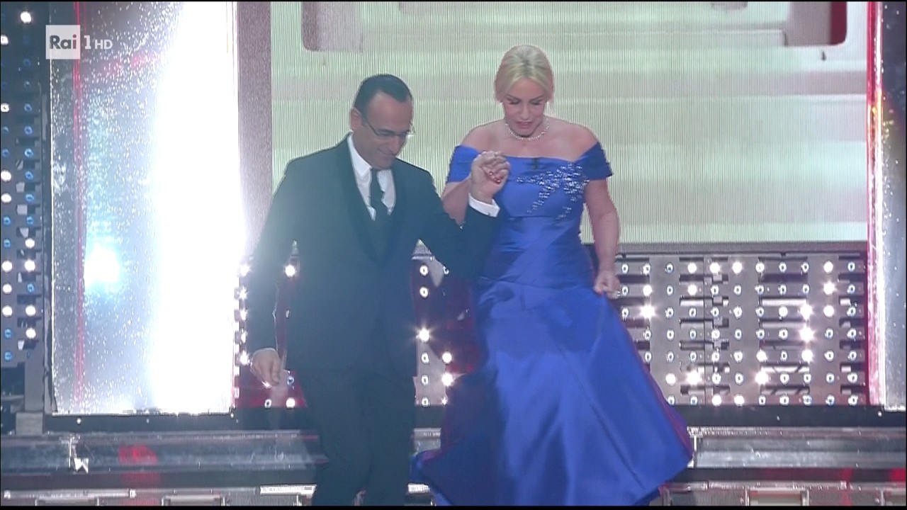 Antonella Clerici a Sanremo 2017 (foto)