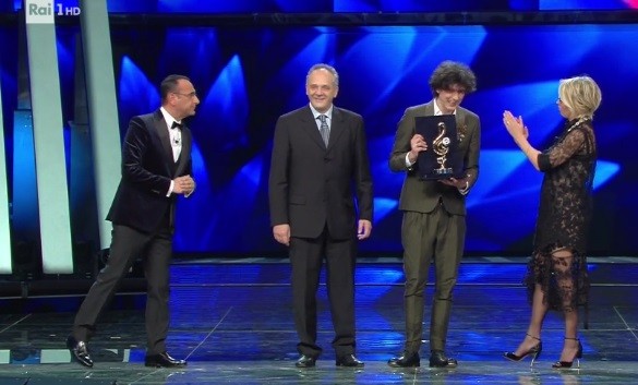 Sanremo 2017: Ermal Meta vincitore della serata cover con Amara Terra Mia