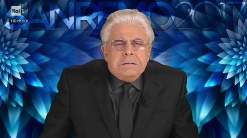 Sanremo 2017, Maurizio Crozza: la copertina di mercoledì 8 febbraio 2017 (VIDEO)