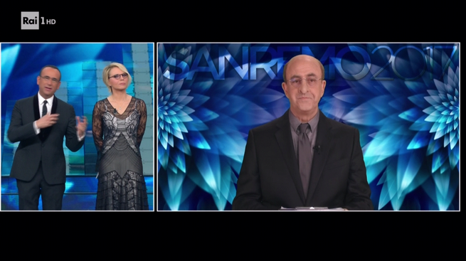 Sanremo 2017, Maurizio Crozza: la copertina di venerdì 10 febbraio (VIDEO)