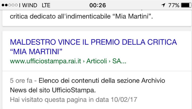 Sanremo 2017, la Rai viola il suo embargo?