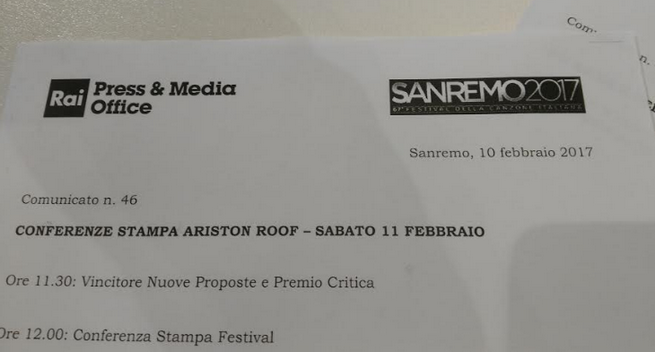 Sanremo 2017, Lele vincitore Nuove Proposte: conferenza stampa