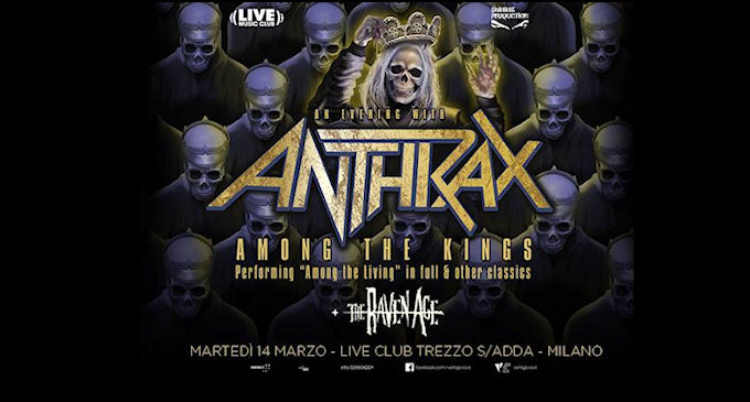 Anthrax, inizia il tour ‘Among The Kings’, e i fan possono scegliere la setlist