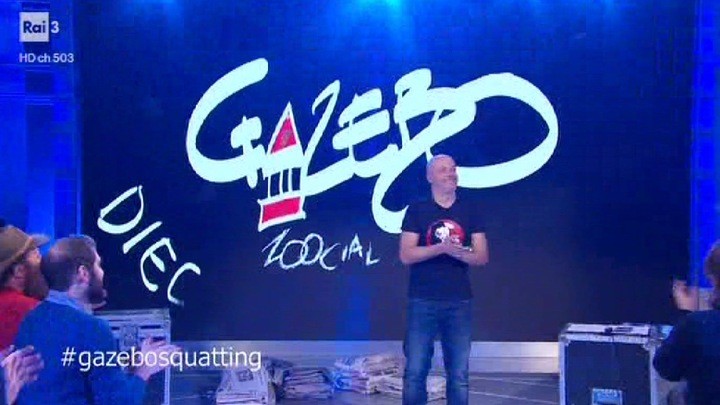 Gazebo, il nuovo studio dal 6 febbraio 2017