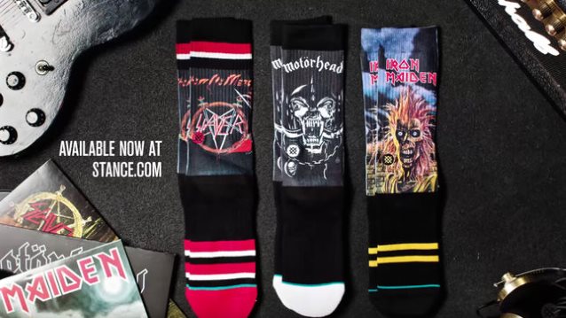 Iron Maiden, Slayer, Motorhead: calze di lusso con le copertine dei dischi