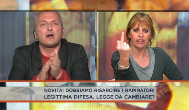 Dalla Vostra Parte, lite tra Alessandra Mussolini e Martinelli (VIDEO)
