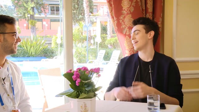 Sanremo 2017, Michele Bravi a Blogo