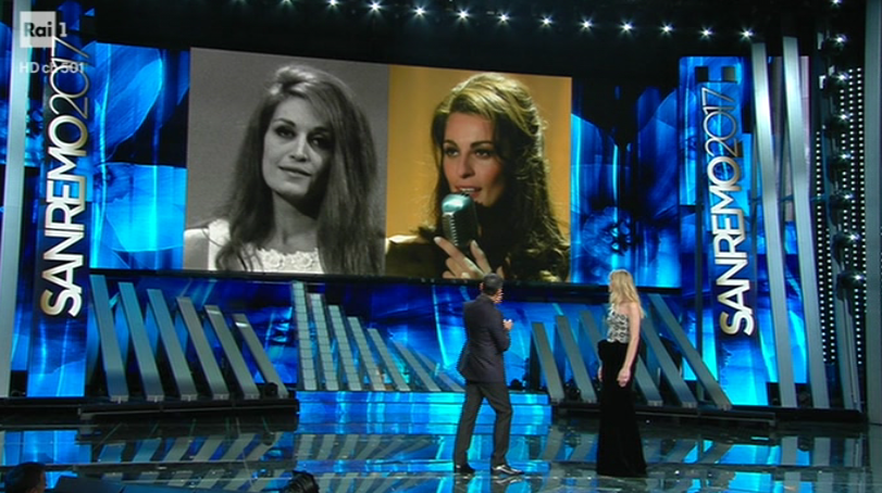 Sanremo 2017, Sveva Alviti ospite (nei panni di Dalida)