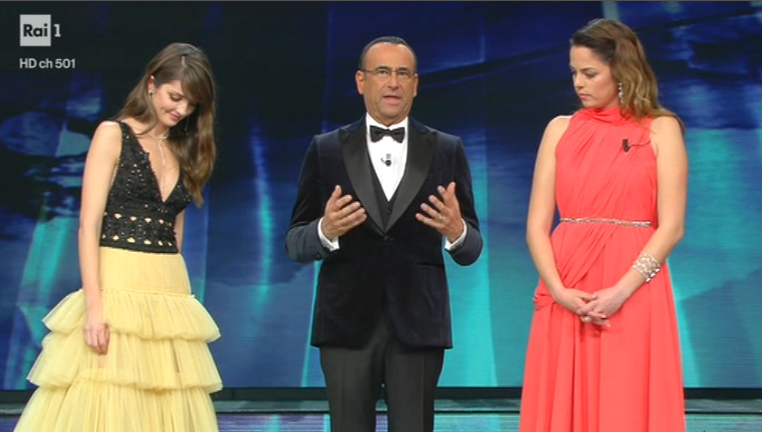 Anouchka Delon e Annabelle Belmondo a Sanremo 2017
