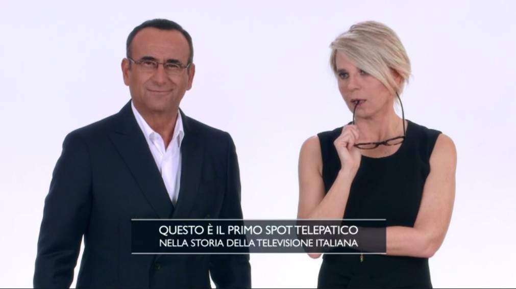 Sanremo 2017, nuovo promo: lo spot ‘telematico’ di Carlo Conti e Maria De Filippi