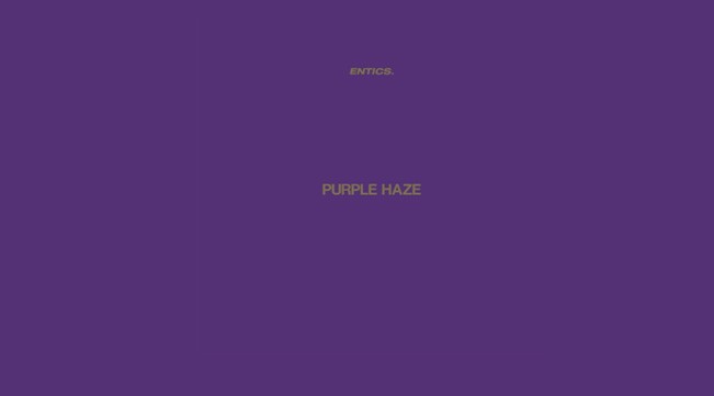 Entics, Purple Haze: il disco traccia per traccia