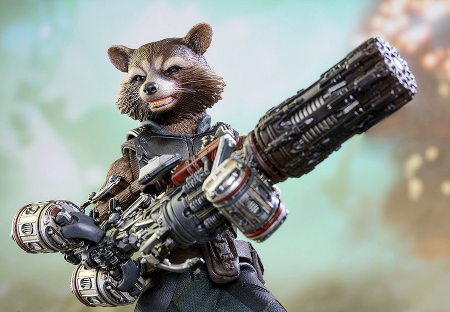 Guardiani della galassia 2: nuova action figure Hot Toys di Rocket Raccoon