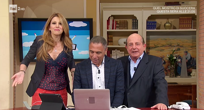 Adriana Volpe querela Giancarlo Magalli: “Lo devo a me stessa, a mio marito, a mia figlia”