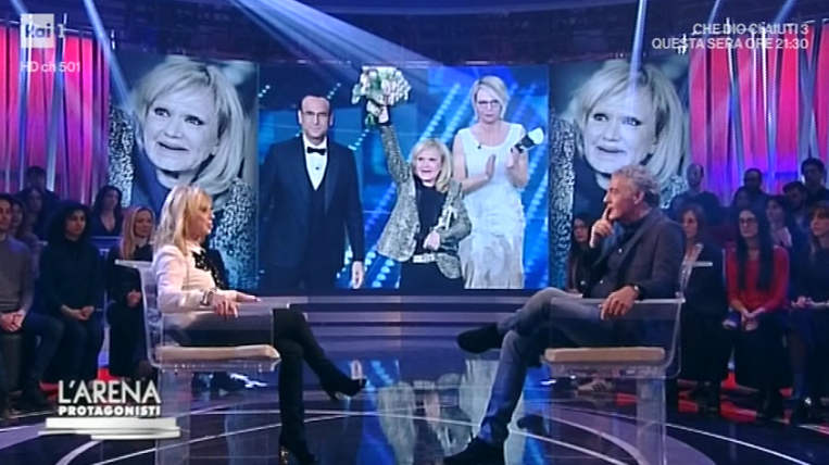 L’Arena, Rita Pavone contro le polemiche sulla giuria di Sanremo: “Gli esclusi non hanno fatto autocritica”