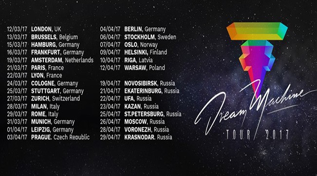 Tokio Hotel, parte il Dream Machine Tour: video e setlist