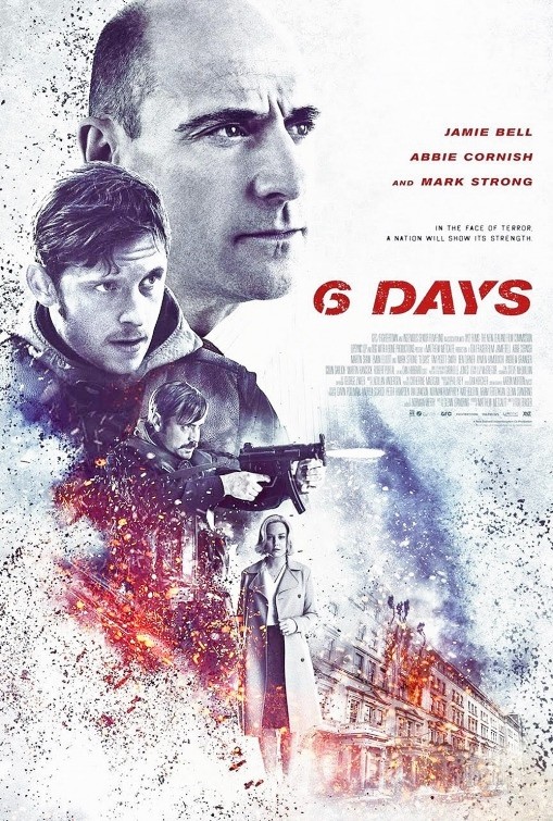 6 Days: locandine del thriller con Jamie Bell