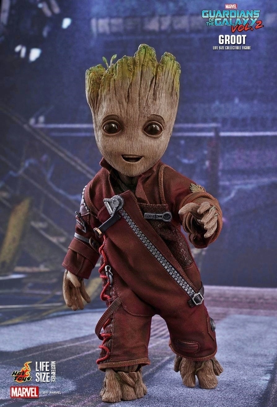 Guardiani della Galassia Vol. 2: action figure Hot Toys di “Baby Groot” a grandezza naturale