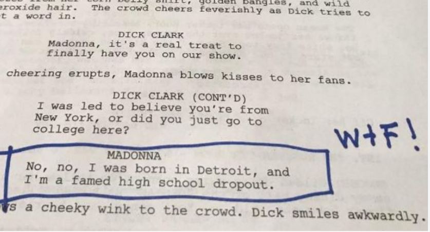 Madonna: “Perché un film sulla mia vita basato su uno script pieno di bugie?” Ma un video…
