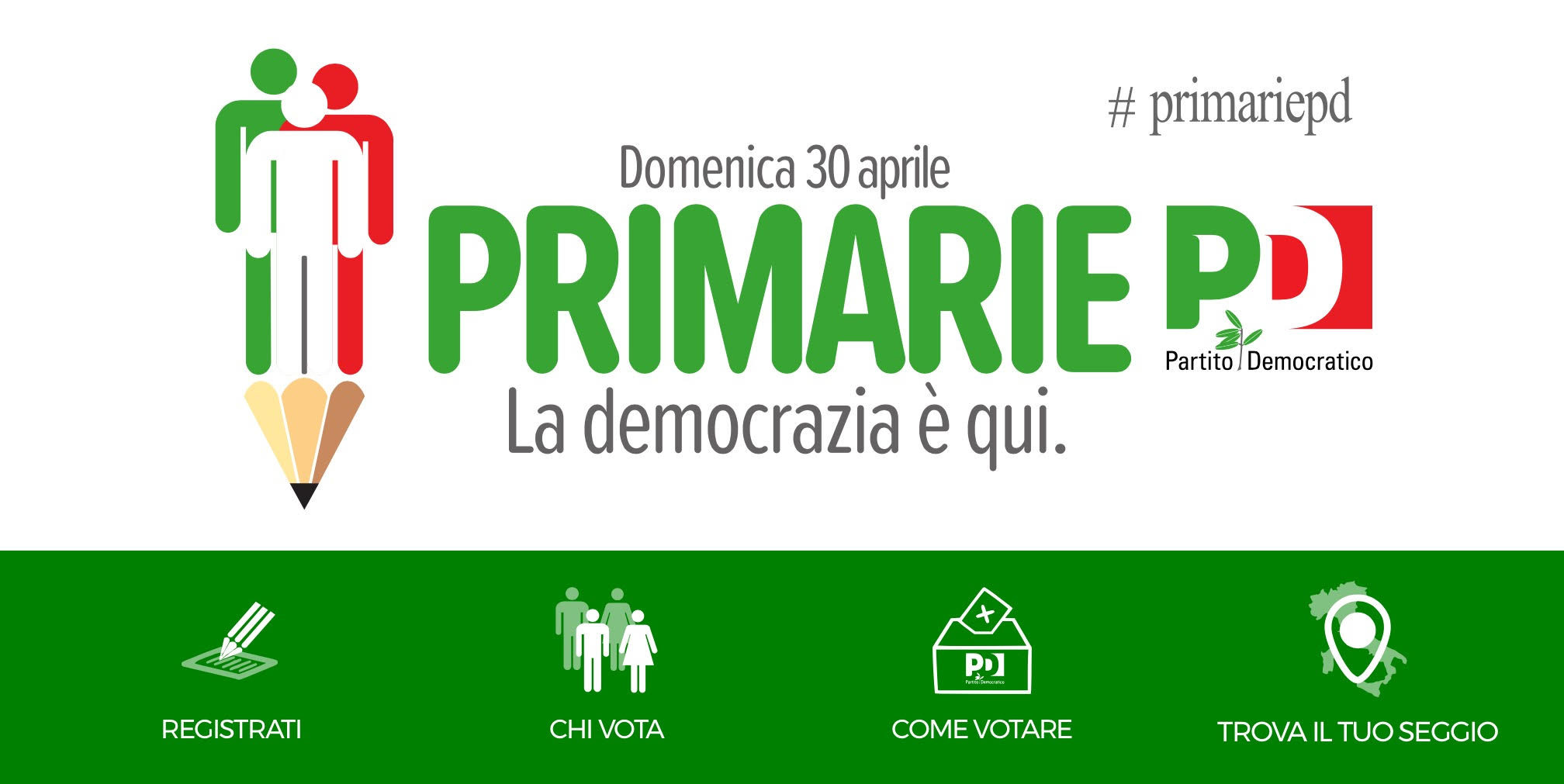 Primarie PD in tv, speciali in diretta per TgLa7, Tg3, Tg1 e all news