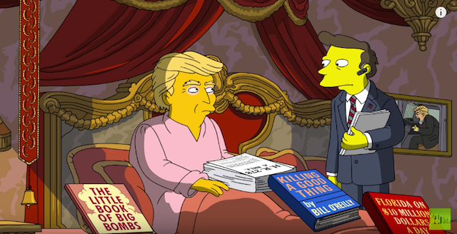 I Simpson “celebrano” i primi cento giorni di Presidenza di Donald Trump (Video)