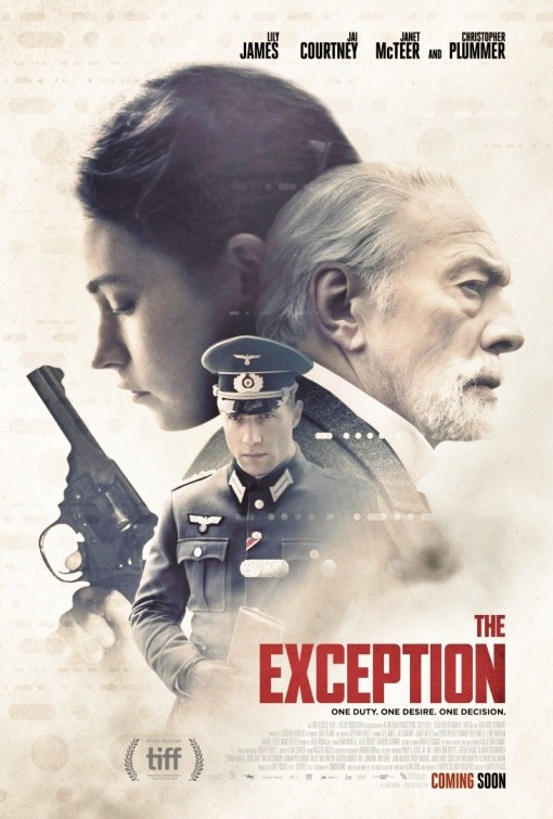 The Exception: locandine del thriller con Jai Courtney e Christopher Plummer