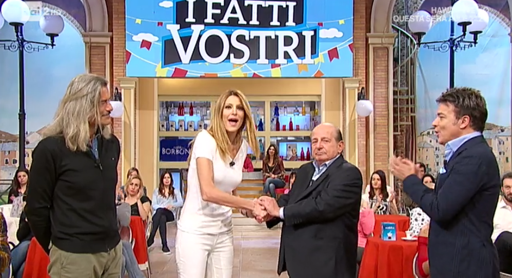 Adriana Volpe e Giancarlo Magalli: pace