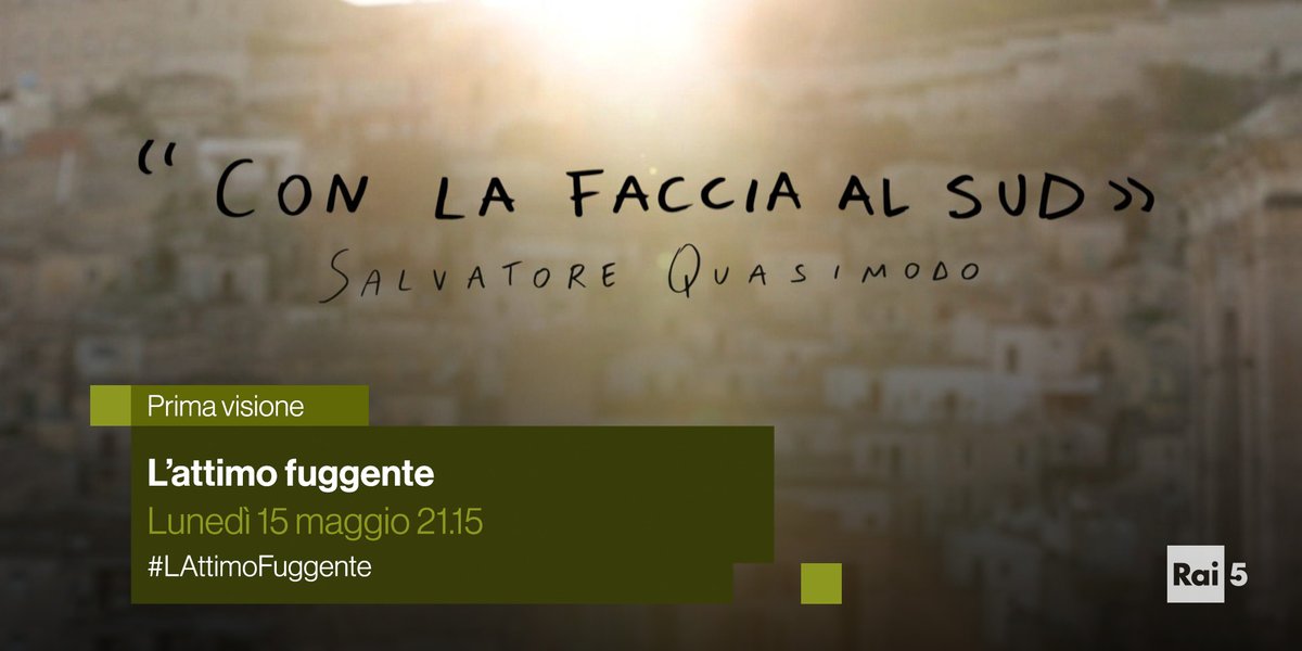 L’attimo fuggente, Rai5 racconta i poeti italiani da lunedì 15 maggio 2017