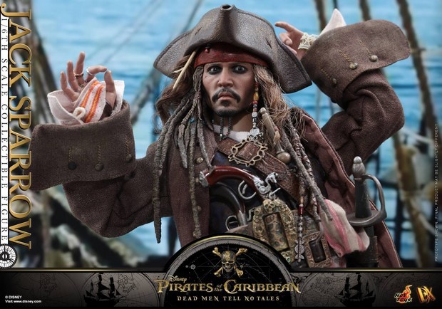 Pirati dei Caraibi 5: nuova action figure Hot Toys di Jack Sparrow