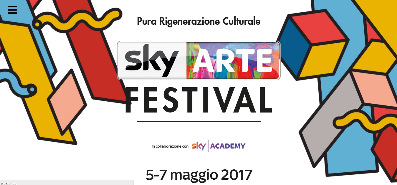 Sky Arte si fa Festival a Napoli dal 5 al 7 maggio: Rigenerazione e trasversalità le parole d’ordine