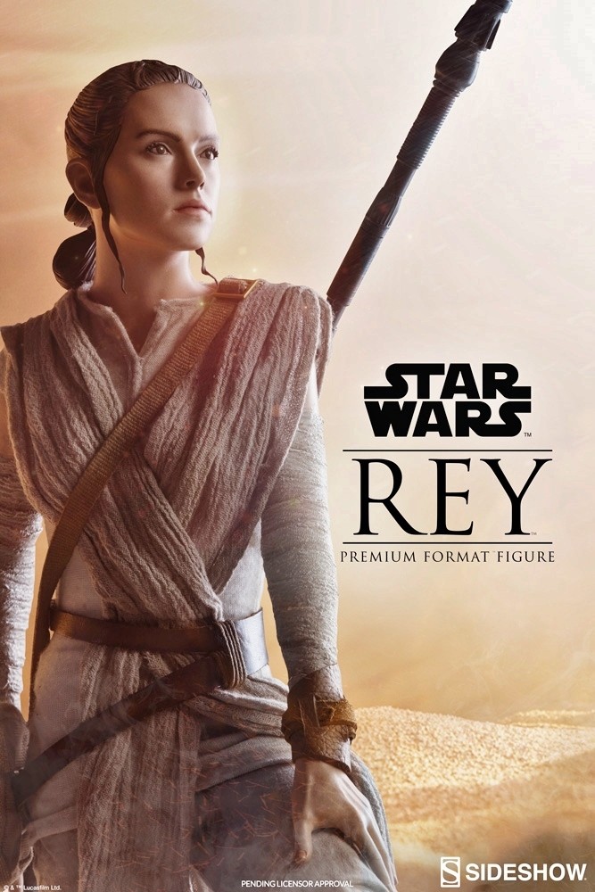 Star Wars 7: le statue Sideshow di Rey e BB-8