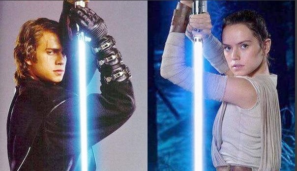 Star Wars 8 confermerà la teoria di una connessione tra Anakin e Rey?