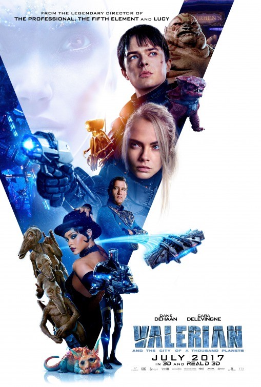 Valerian e la città dei mille pianeti: 10 nuovi poster del film di Luc Besson