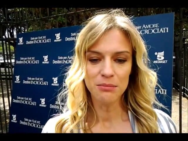 Antonia Liskova a Blogo per Solo per amore 2