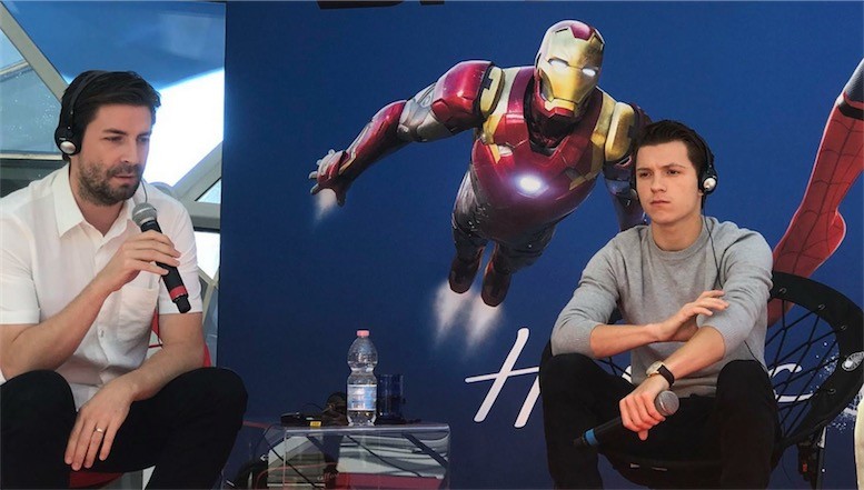 Spider-Man: Homecoming, Tom Holland e Jon Watts a Roma – la conferenza