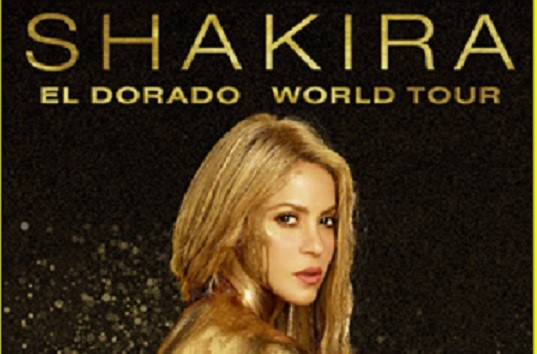 Shakira in concerto a Milano il 3 dicembre 2017 per l’El Dorado World Tour