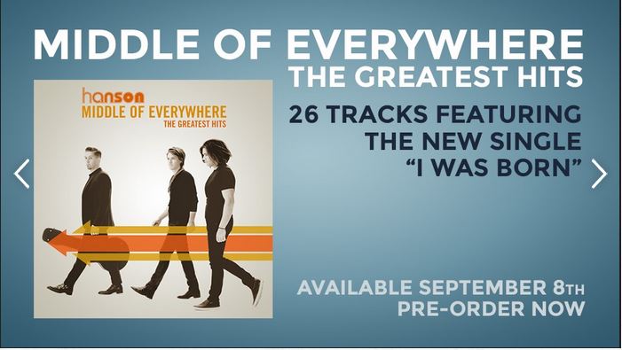 Hanson, Middle of Everywhere Greatest Hits in uscita l’8 settembre 2017 [tracklist]