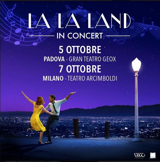 La La Land in concert: proiezione del film con orchestra sinfonica dal vivo | Date a Padova e Milano