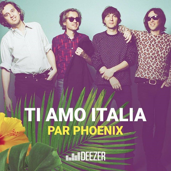 Phoenix, altra dedica alla musica italiana: online la playlist Ti Amo Italia