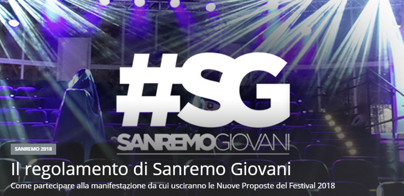 Sanremo Giovani 2018, diramato il regolamento