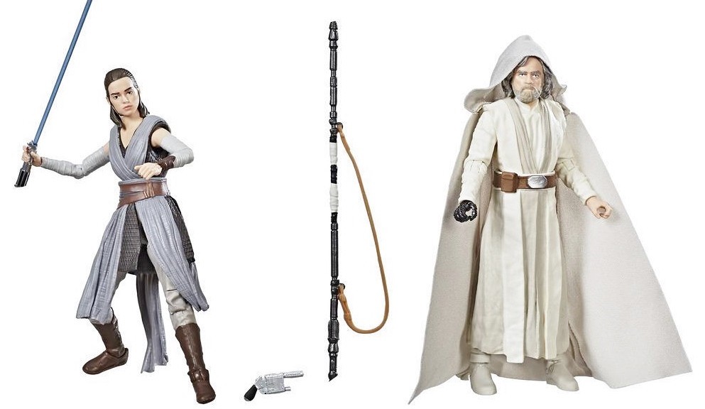 Star Wars 8: nuove action figures Hasbro di Luke e Rey al Comic-Con 2017