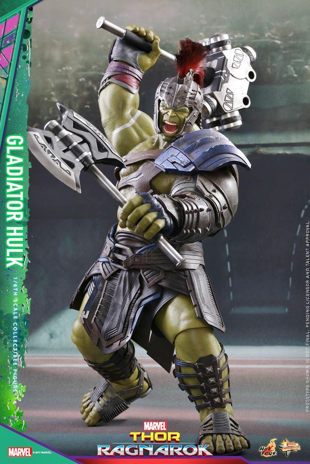 Thor: Ragnarok – nuova action figures Hot Toys di Hulk Gladiatore