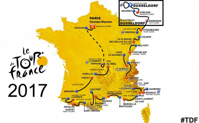 Tour de France 2017 in diretta su Rai3 ed Eurosport
