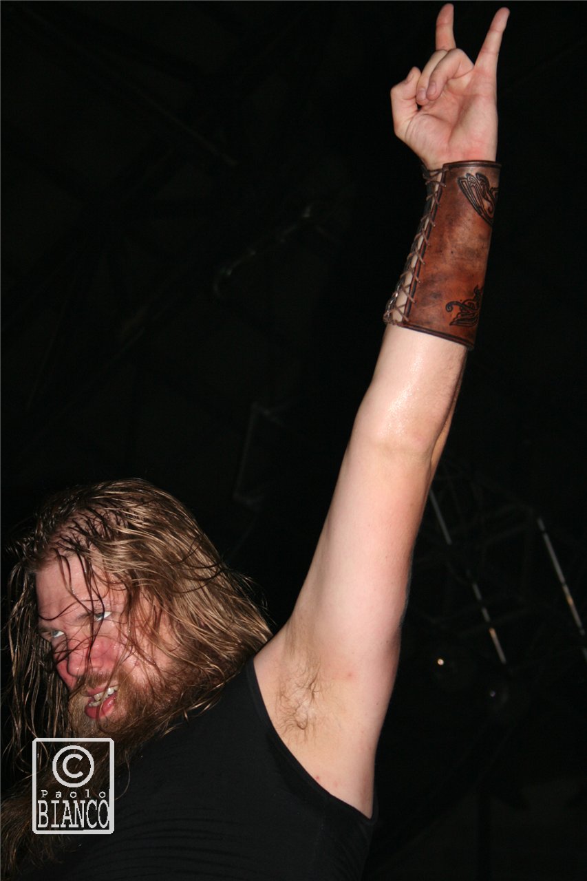 Amon Amarth foto concerto Alcatraz Milano, 2007 – by Paolo Bianco