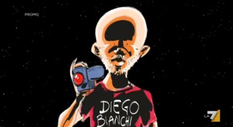 Diego ‘Zoro’ Bianchi su La7 dal 22 settembre: il primo promo firmato Makkox (video)