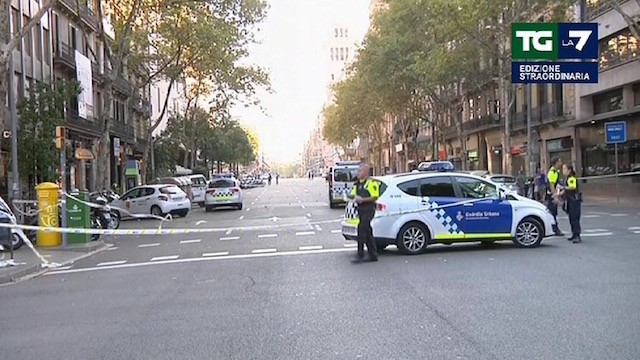 Attentato Barcellona, le variazioni dei palinsesti