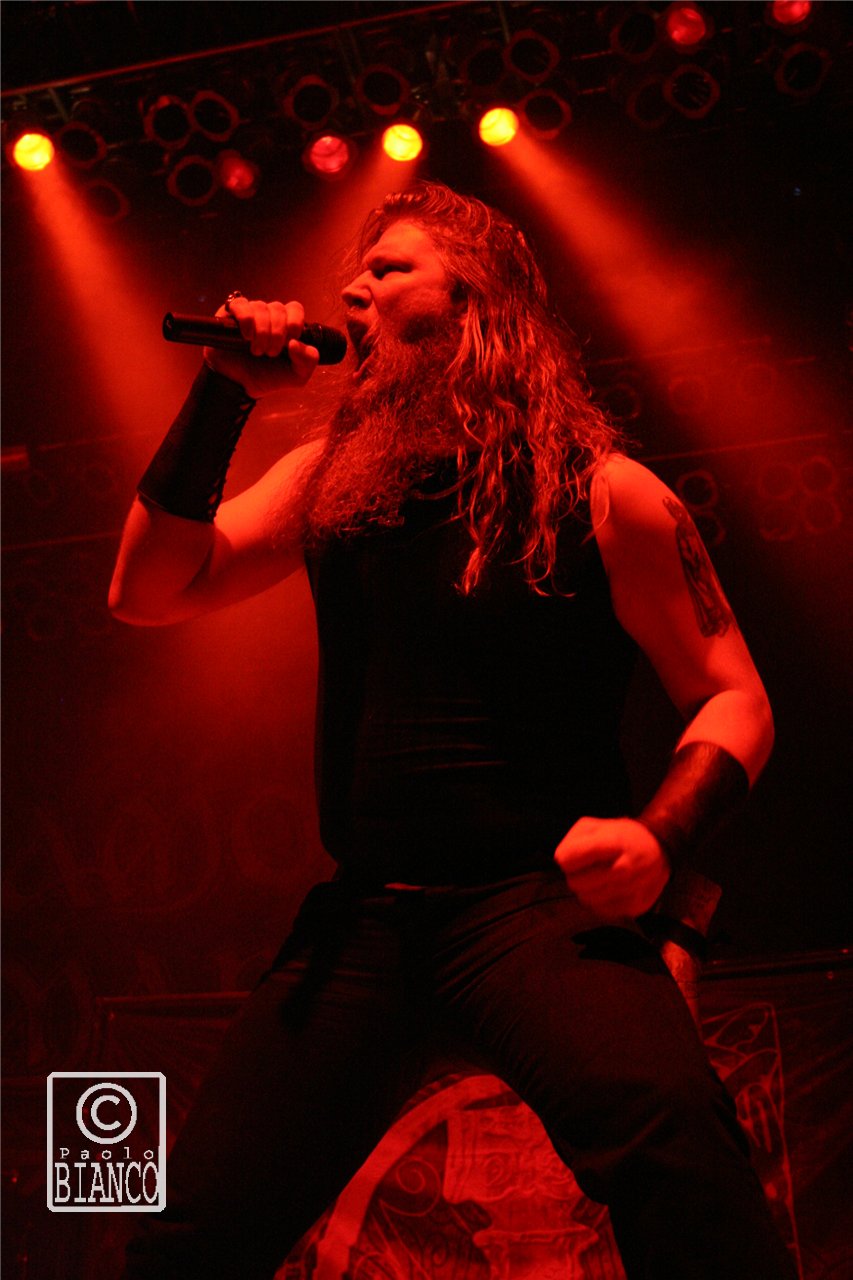 Amon Amarth foto concerto Unholy Alliance 2008 – by Paolo Bianco