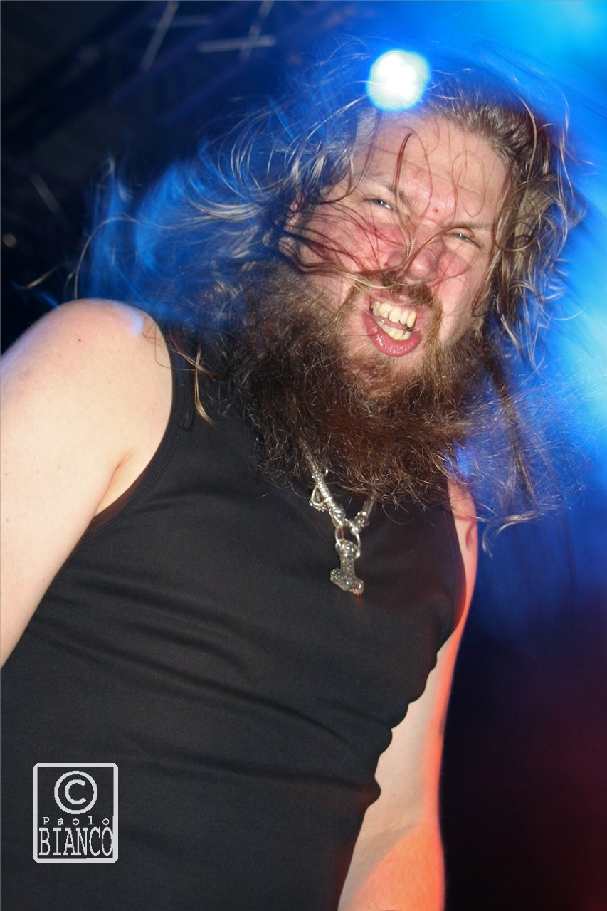 Amon Amarth foto concerto Alcatraz Milano, 2009 – by Paolo Bianco