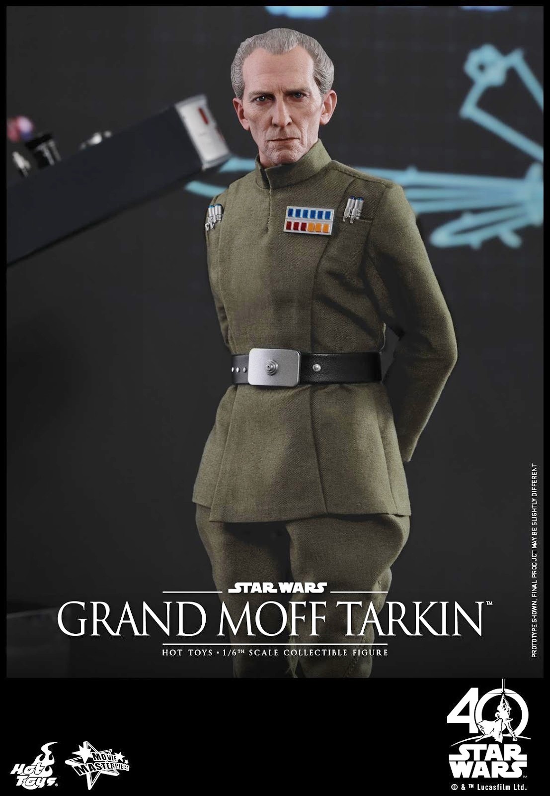 Star Wars: nuova action figure di “Grand Moff Tarkin” per il 40° anniversario