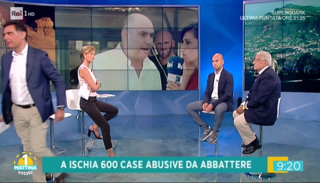 UnoMattina Estate, Timperi litiga col sindaco di Ischia e se ne va (VIDEO)